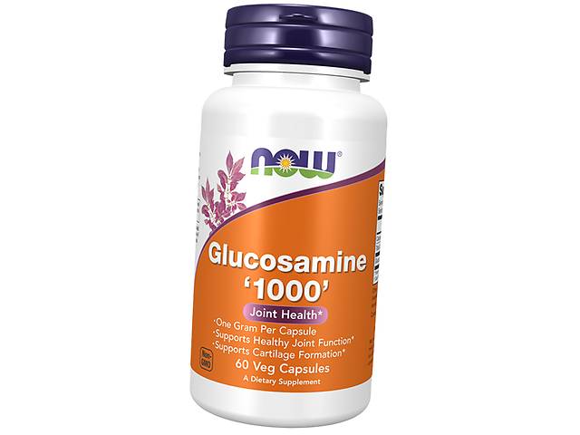 Глюкозамин гидрохлорид Glucosamine 1000 Now Foods 60вегкапс (03128011)