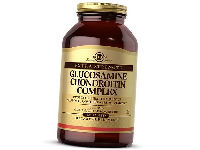 Глюкозамин Хондроитин Glucosamine Chondroitin Complex Solgar 225таб (03313006)