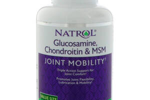 Глюкозамин хондроитин МСМ Glucosamine Chondroitin MSM Natrol 150 таблеток