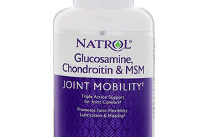 Глюкозамин хондроитин МСМ Glucosamine Chondroitin MSM Natrol 90 таблеток