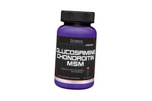 Глюкозамин Хондроитин МСМ Glucosamine & Chondroitin & MSM Ultimate Nutrition 90таб (03090002)