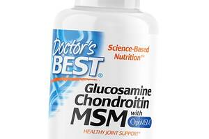 Глюкозамин Хондроитин МСМ Glucosamine Chondroitin with OptiMSM Doctor's Best 120капс (03327001)