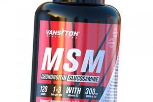 Глюкозамин Хондроитин МСМ MSM Chondroitin Glucosamine Vansiton 120таб (03173003)