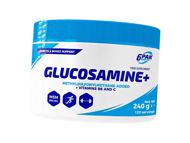 Глюкозамин с Метилсульфонилметаном Glucosamine+ 6Pak 240г (03350002)