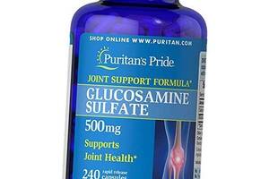 Глюкозамин Сульфат Glucosamine Sulfate 1000 Puritan's Pride 240капс (22095001)