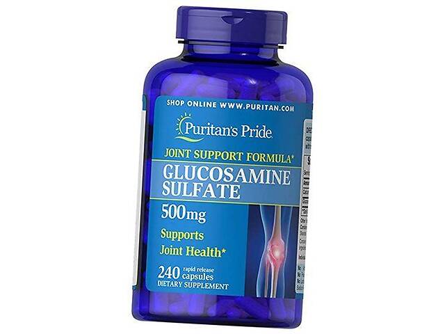 Глюкозамин Сульфат Glucosamine Sulfate 1000 Puritan's Pride 240капс (22095001)