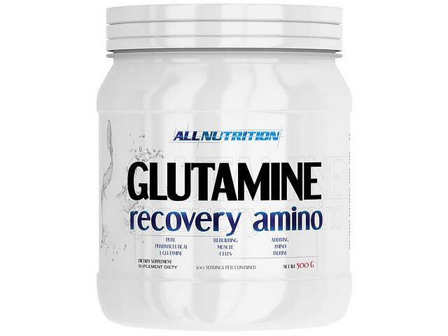 Глютамин для спорта All Nutrition Glutamine Recovery Amino 500 g /100 servings/ Lemon