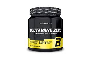 Глютамин для спорта BioTechUSA Glutamine Zero 300 g /25 servings/ Ice Tea Peach