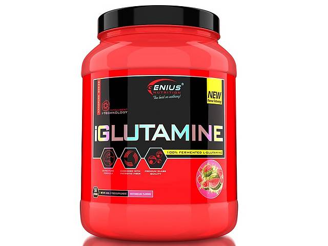Глютамин для спорта Genius Nutrition i Glutamine 450 g /56 servings/ Watermelon
