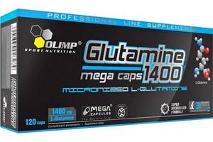 Глютамин для спорта Olimp Nutrition L-Glutamine 1400 Mega Caps 120 Caps