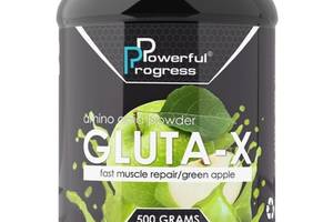 Глютамин для спорта Powerful Progress Gluta Х 500 g /30 servings/ Apple