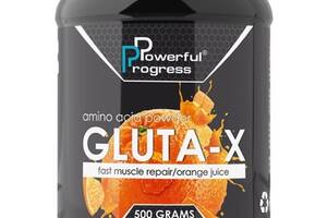 Глютамин для спорта Powerful Progress Gluta Х 500 g /30 servings/ Orange