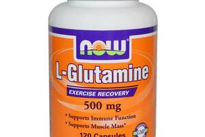 Глютамин NOW Foods L-Glutamine 500 mg 120 Caps