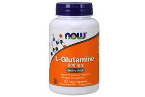 Глютамин NOW Foods L-Glutamine 500 mg 120 Veg Caps