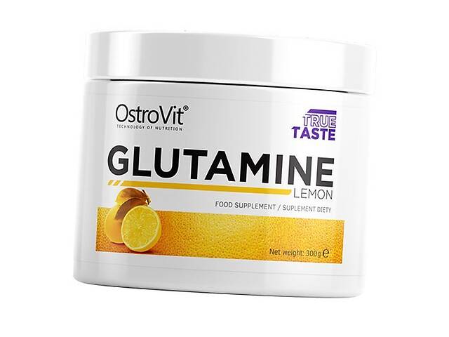 Глютамин порошок Glutamine Powder Ostrovit 300г Лимон (32250004)