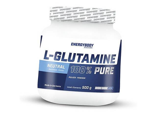 Глютамин в порошке Energy Body 100% Pure Glutamine 500 г Без вкуса (32149001)