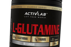 Глютамин и Таурин L-Glutamine Activlab 300г Без вкуса (32108004)