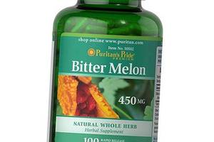 Горькая дыня Bitter Melon 450 Puritan's Pride 100капс (71367058)