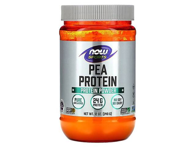 Гороховый протеин Pea Protein Now Foods Sports 340 г