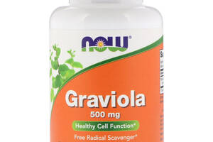 Гравиола NOW Foods Graviola 500 mg 100 Veg Caps