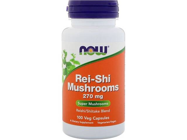 Грибной комплекс NOW Foods Rei-Shi Mushrooms 270 mg 100 Veg Caps