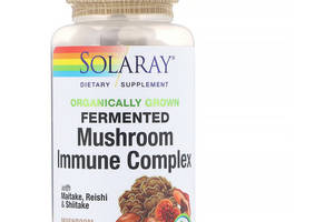 Грибной комплекс Solaray Maitake Mushroom 600 mg 100 Veg Caps SOR-01378