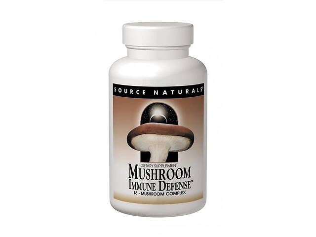 Грибной комплекс Source Naturals Mushroom Immune Defense 16 Mushroom Complex 60 Tabs