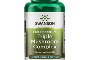 Грибной комплекс Swanson Full Spectrum Triple Mushroom Complex 60 Caps