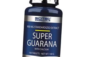 Гуарана таблетки Super Guarana Scitec Essentials 100таб (11170001)