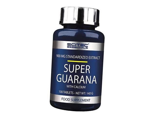 Гуарана таблетки Super Guarana Scitec Essentials 100таб (11170001)