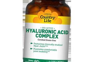 Гиалуроновая кислота Bio-Active Hyaluronic Acid Complex Country Life 90капс (68124005)