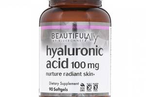 Гиалуроновая кислота Bluebonnet Nutrition Beautiful Ally Hyaluronic Acid 100 mg 90 Caps