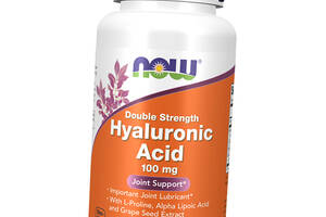 Гиалуроновая кислота Hyaluronic Acid 100 Now Foods 60вегкапс (68128001)