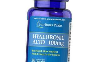 Гиалуроновая кислота Hyaluronic Acid 100 Puritan's Pride 30капс (68367002)