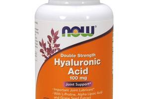 Гиалуроновая кислота NOW Foods Hyaluronic Acid Double Strength 100 mg 120 Veg Caps