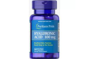 Гиалуроновая кислота Puritan's Pride Hyaluronic Acid 100 mg 30 Caps