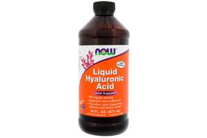 Гиалуроновая кислота жидкая Hyaluronic Acid Now Foods ягодный вкус 100 мг 473 мл