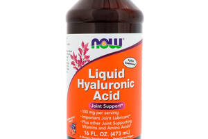 Гиалуроновая кислота жидкая Hyaluronic Acid Now Foods ягодный вкус 100 мг 473 мл