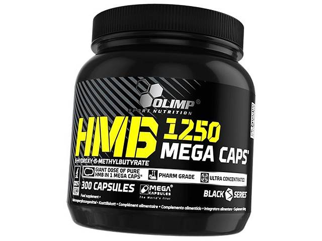 Гидроксиметилбутират HMB Mega Olimp Nutrition 300капс (27283026)