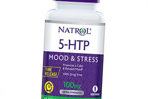 Гидрокситриптофан 5-HTP 100 Mood & Stress Natrol 45таб (72358030)