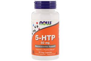 Гидрокситриптофан Now Foods 5-HTP 50 мг 90 вегетарианских капсул