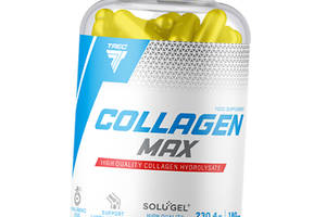 Гидролизат коллагена 1 типа и Гиалуроновая кислота Collagen Max Trec Nutrition 180капс (68101005)