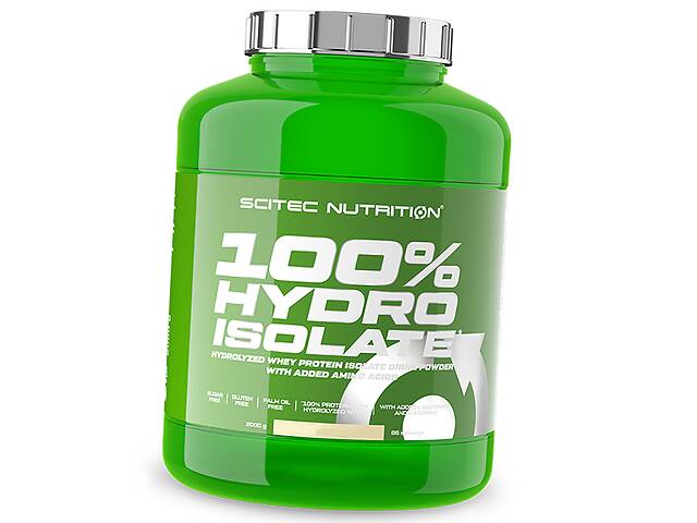 Гидролизованный изолят сывороточного протеина 100% Hydro Isolate Scitec Nutrition 2000г Клубника (29087032)