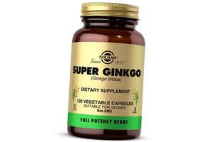 Гинкго Билоба Super Ginkgo Solgar 120вегкапс (71313005)