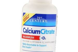 Кальций Д3 Calcium Citrate + D3 Maximum 21st Century 120таб (36440037)