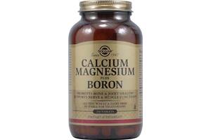 Кальций магний + бор Calcium Magnesium Plus Boron Solgar 250 таблеток