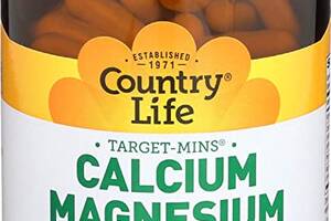 Кальций магний Country Life Calcium Magnesium with Vitamin D3 120 caps