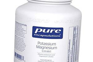 Кальцій Магній, Potassium Magnesium citrate, Pure Encapsulations 180капс (36361084)