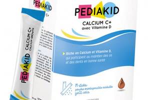 Кальций с Витамином Д для детей Calcium C+ with Vitamin D Pediakid 14пакетов (36505003)