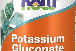 Калий глюконат Potassium Gluconate Now Foods 99 мг 100 таблеток